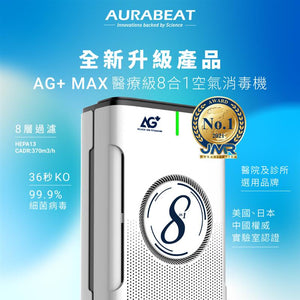 NSP-PCOMAX8 |  AG+Max 醫療級銀離子8合1空氣淨化機