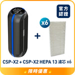 Load image into Gallery viewer, 【Limited-Time Offer: CSP-X2 (with Filter) +  6 pieces CSP-X2 H13 Filter】
